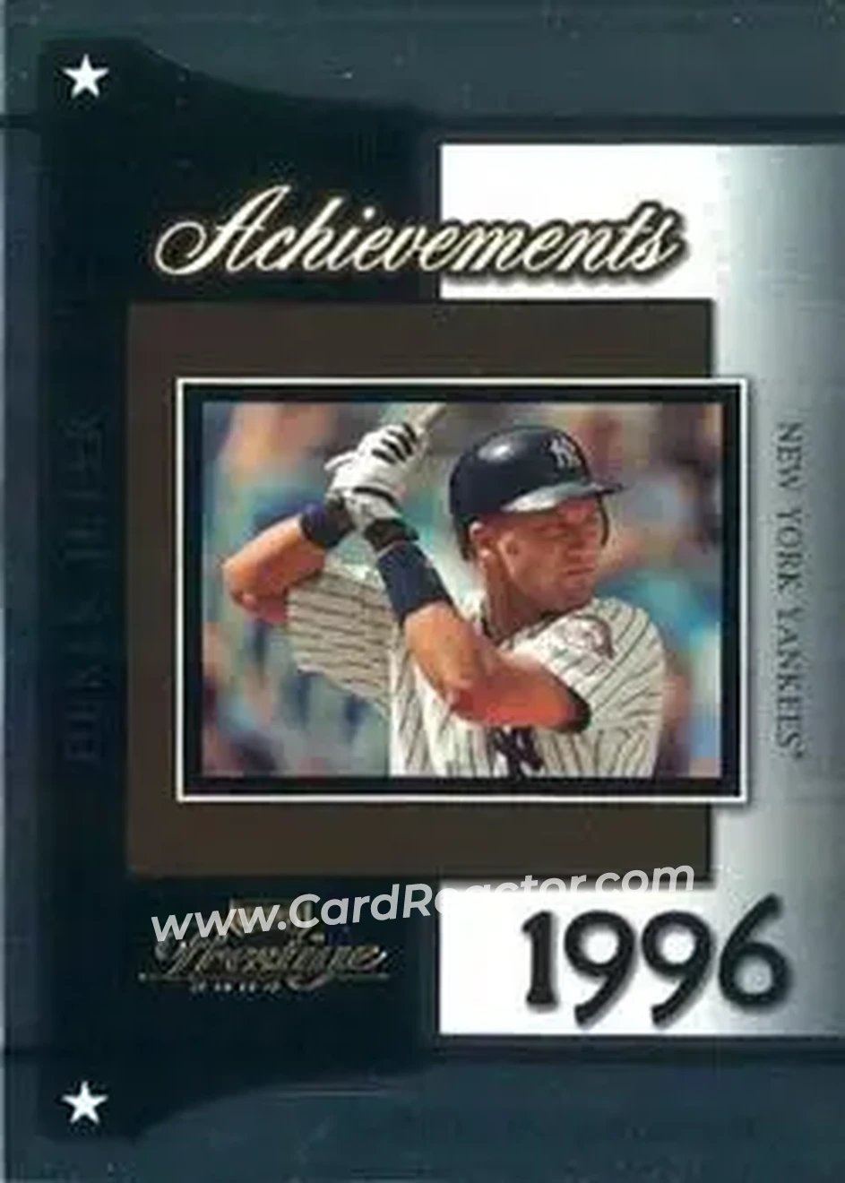 2004 Playoff Prestige - Achievements #A-7 - Derek Jeter - New York Yankees - Front 2004 Playoff Prestige - Achievements #A-7 - Derek Jeter - New York Yankees - Front