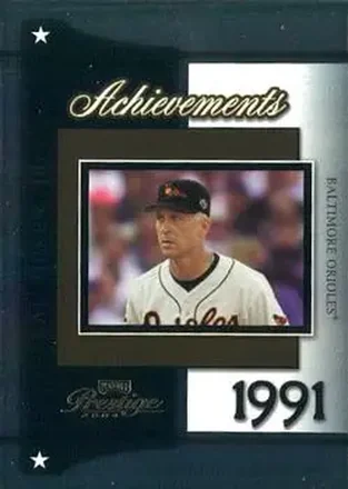 2004 Playoff Prestige - Achievements #A-9 - Cal Ripken - Baltimore Orioles