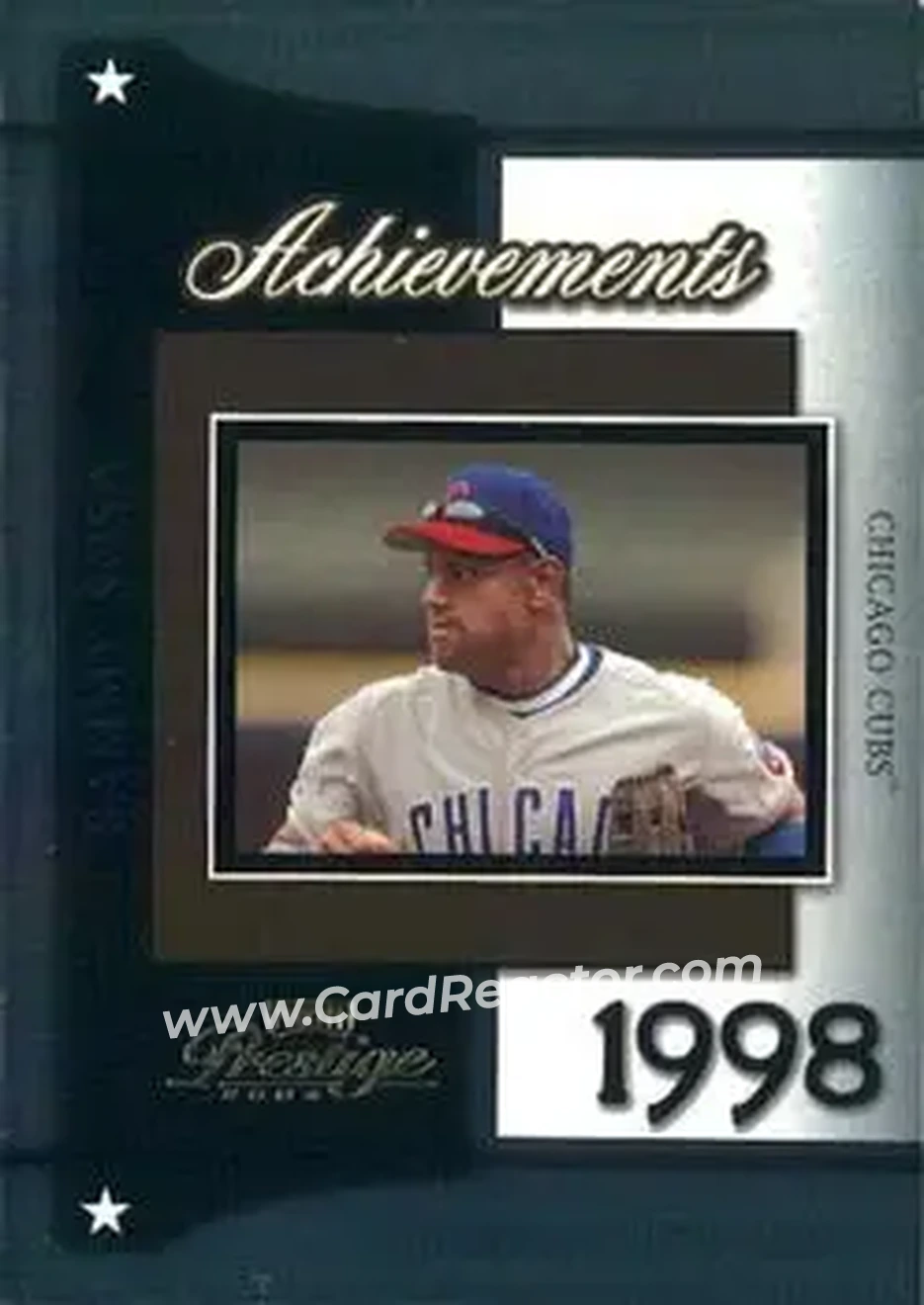 2004 Playoff Prestige - Achievements #A-13 - Sammy Sosa - Chicago Cubs - Front