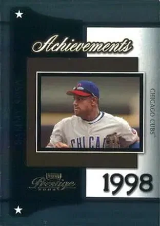 2004 Playoff Prestige - Achievements #A-13 - Sammy Sosa - Chicago Cubs