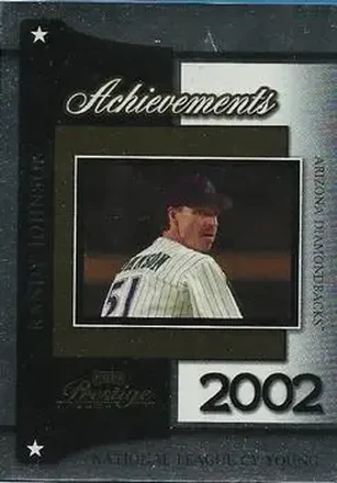 2004 Playoff Prestige - Achievements #A-14 - Randy Johnson - Arizona Diamondbacks