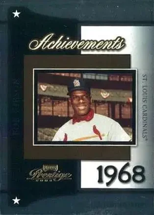 2004 Playoff Prestige - Achievements #A-15 - Bob Gibson - St. Louis Cardinals