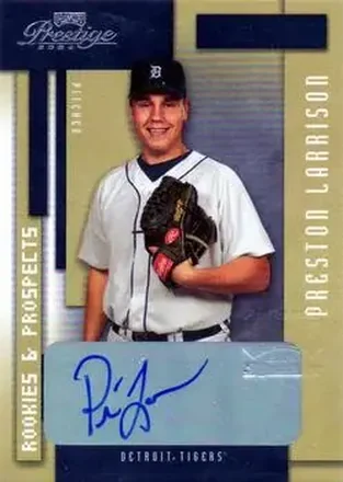 2004 Playoff Prestige - Autographs #73 - Preston Larrison - Detroit Tigers