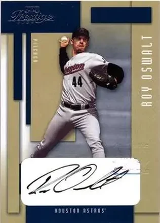 2004 Playoff Prestige - Autographs #87 - Roy Oswalt - Houston Astros