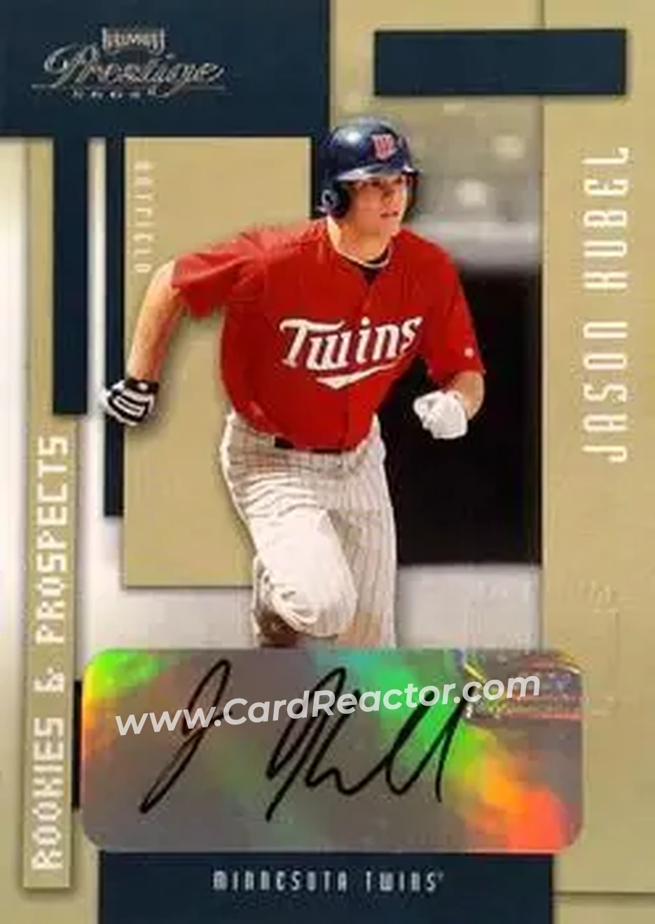 2004 Playoff Prestige - Autographs #107 - Jason Kubel - Minnesota Twins - Front