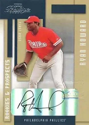 2004 Playoff Prestige - Autographs #146 - Ryan Howard - Philadelphia Phillies