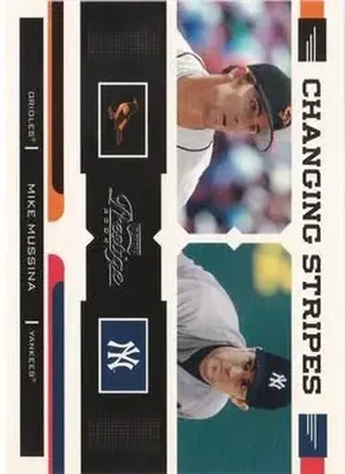 2004 Playoff Prestige - Changing Stripes #CS-2 - Mike Mussina