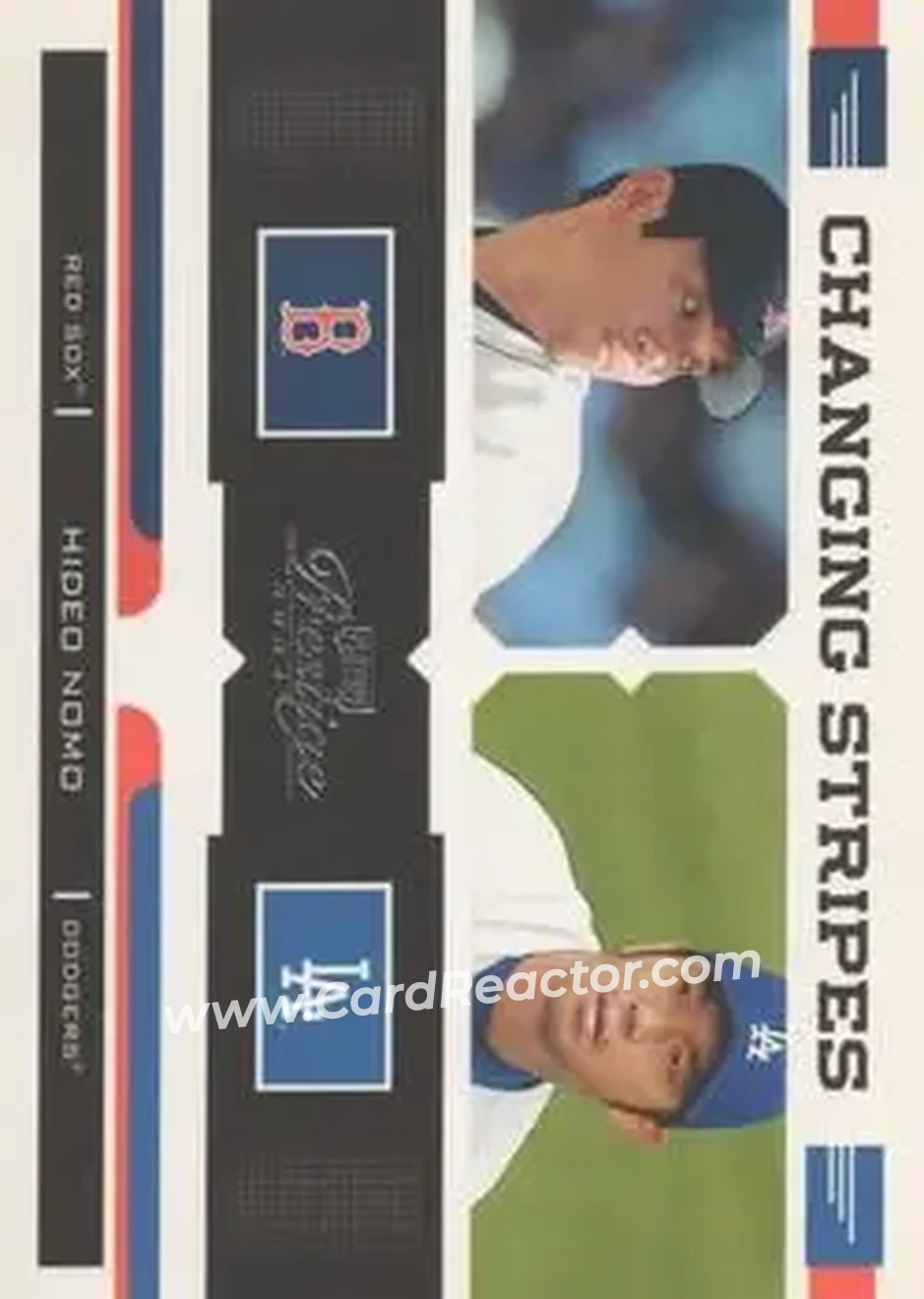 2004 Playoff Prestige - Changing Stripes #CS-4 - Hideo Nomo - Front