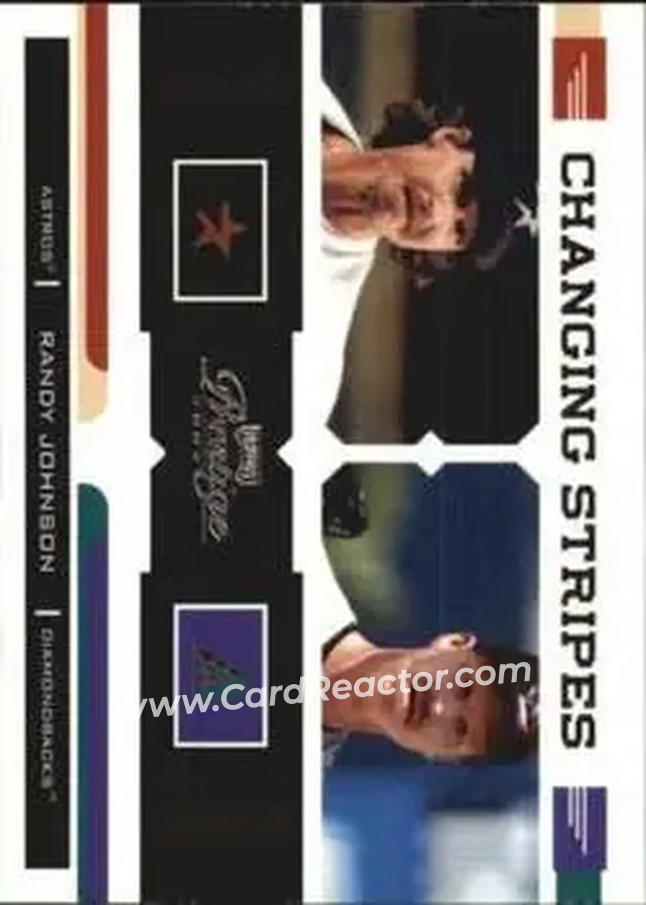 2004 Playoff Prestige - Changing Stripes #CS-7 - Randy Johnson - Front