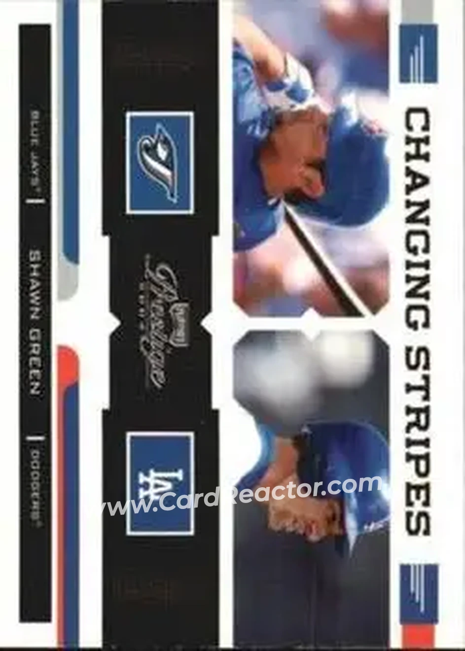 2004 Playoff Prestige - Changing Stripes #CS-8 - Shawn Green - Front