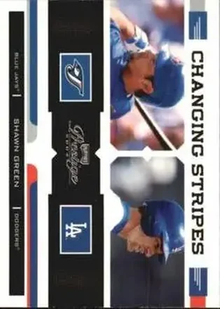 2004 Playoff Prestige - Changing Stripes #CS-8 - Shawn Green