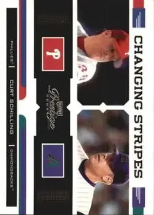 2004 Playoff Prestige - Changing Stripes #CS-9 - Curt Schilling
