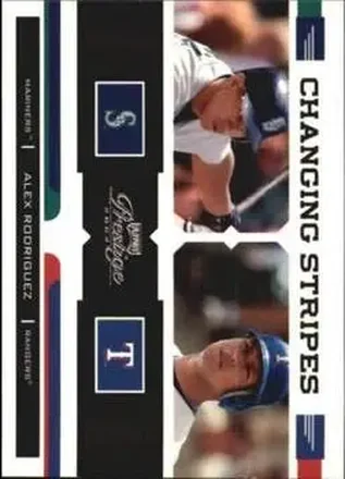 2004 Playoff Prestige - Changing Stripes #CS-10 - Alex Rodriguez