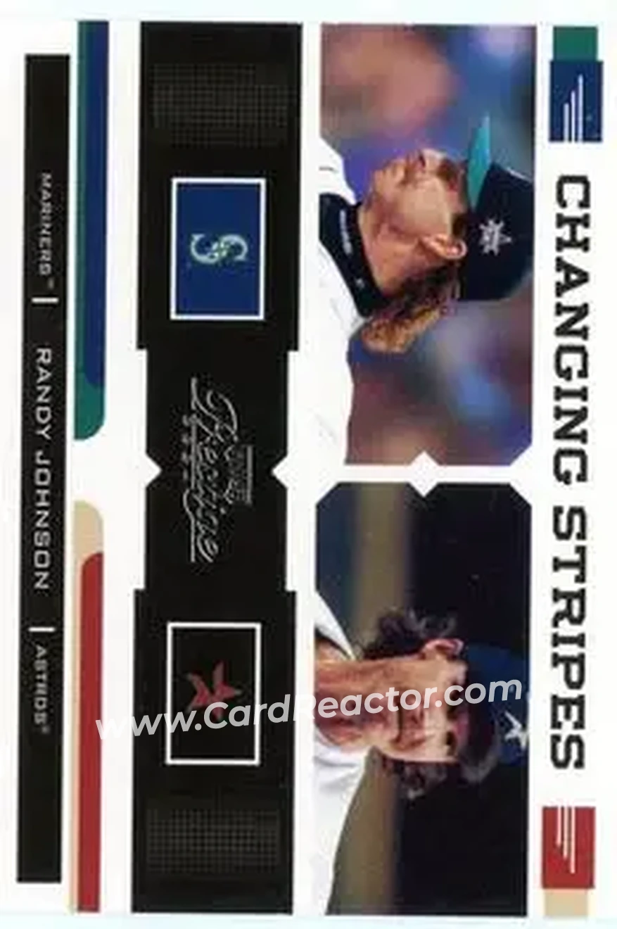 2004 Playoff Prestige - Changing Stripes #CS-12 - Randy Johnson - Front
