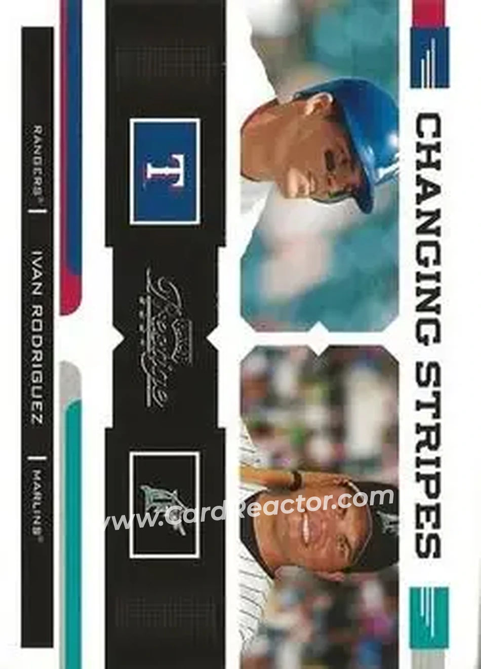 2004 Playoff Prestige - Changing Stripes #CS-14 - Ivan Rodriguez - Front