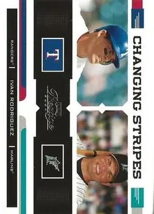 2004 Playoff Prestige - Changing Stripes #CS-14 - Ivan Rodriguez