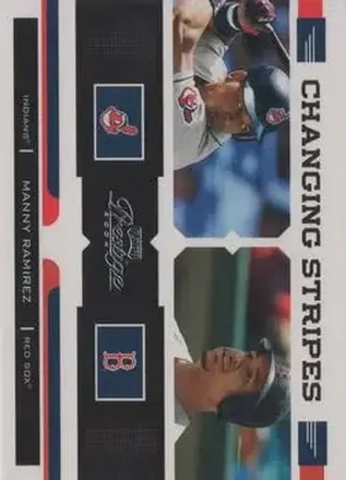 2004 Playoff Prestige - Changing Stripes #CS-16 - Manny Ramirez