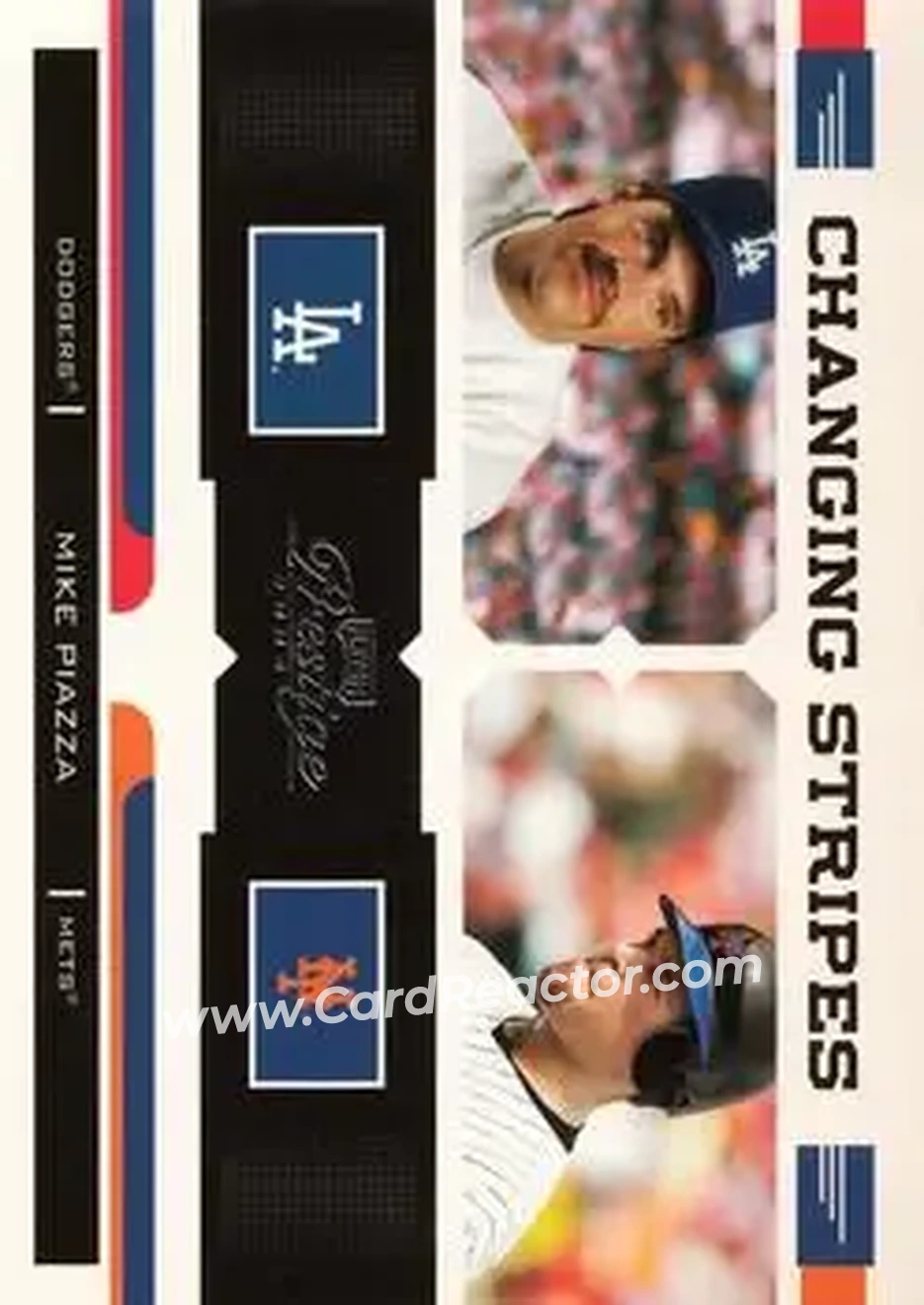 2004 Playoff Prestige - Changing Stripes #CS-17 - Mike Piazza - Front