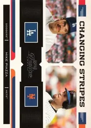 2004 Playoff Prestige - Changing Stripes #CS-17 - Mike Piazza