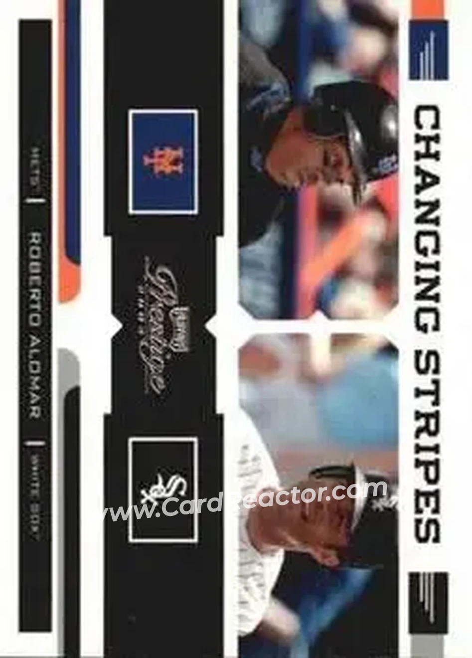 2004 Playoff Prestige - Changing Stripes #CS-22 - Roberto Alomar - Front 2004 Playoff Prestige - Changing Stripes #CS-22 - Roberto Alomar - Front