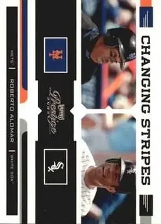 2004 Playoff Prestige - Changing Stripes #CS-22 - Roberto Alomar