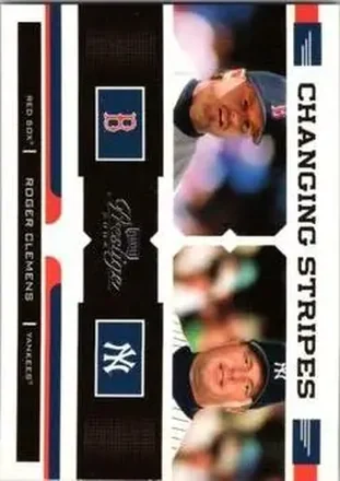 2004 Playoff Prestige - Changing Stripes #CS-24 - Roger Clemens