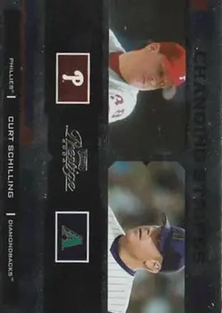 2004 Playoff Prestige - Changing Stripes Foil #CS-9 - Curt Schilling