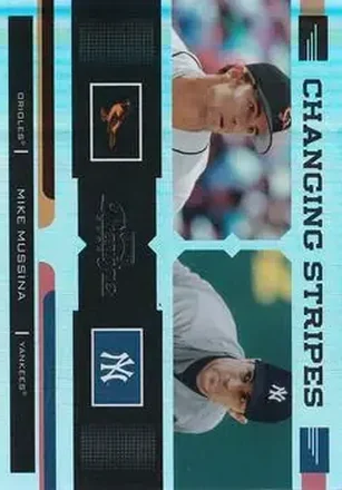 2004 Playoff Prestige - Changing Stripes Holo-Foil #CS-2 - Mike Mussina
