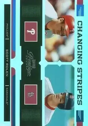 2004 Playoff Prestige - Changing Stripes Holo-Foil #CS-5 - Scott Rolen