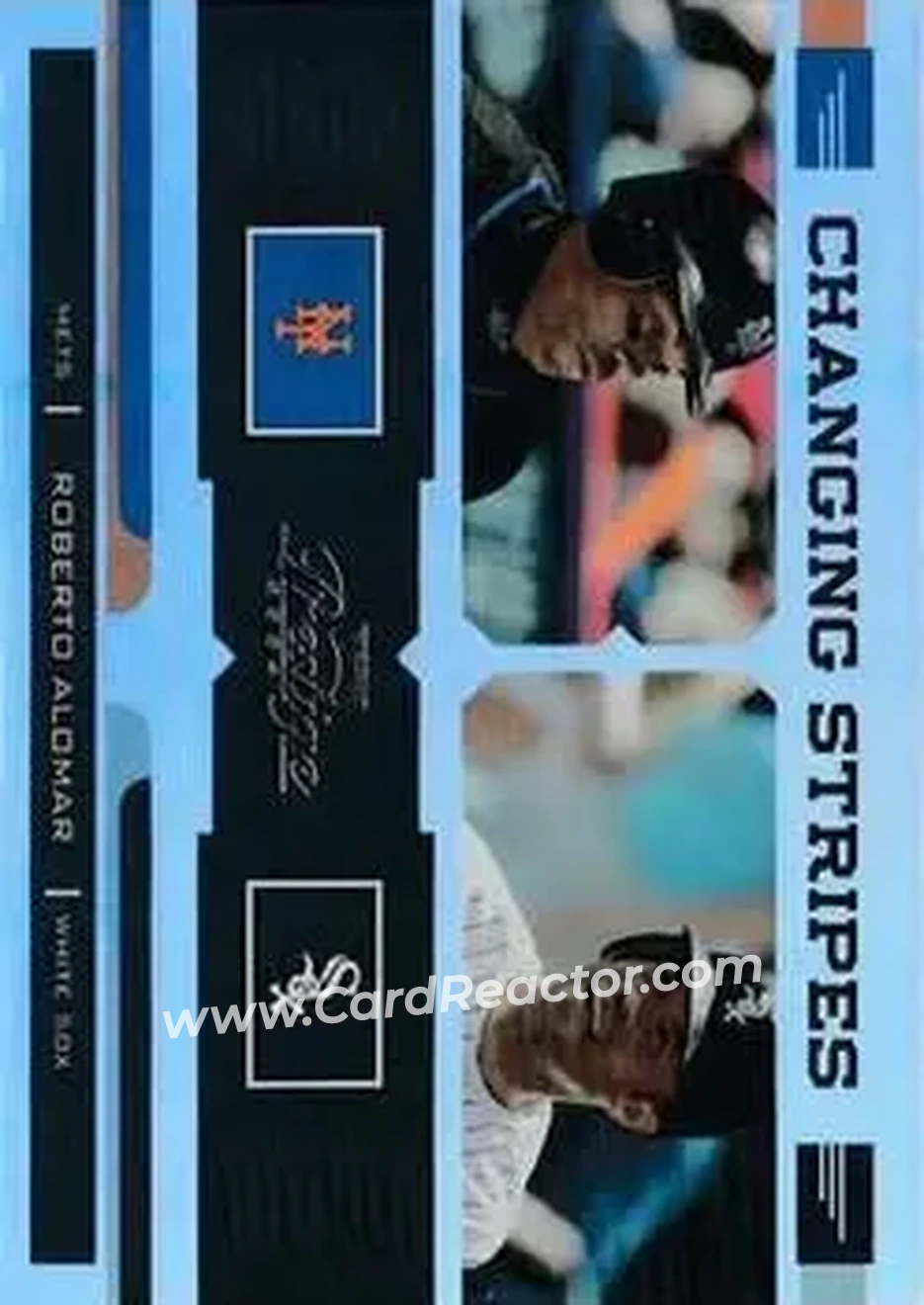 2004 Playoff Prestige - Changing Stripes Holo-Foil #CS-22 - Roberto Alomar - Front