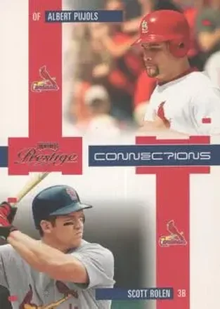 2004 Playoff Prestige #C-3 Connections Albert Pujols - Scott Rolen