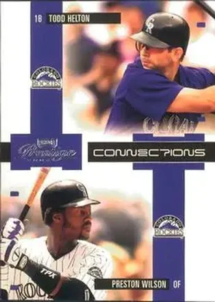 2004 Playoff Prestige - Connections #C-19 - Todd Helton - Preston Wilson - Colorado Rockies