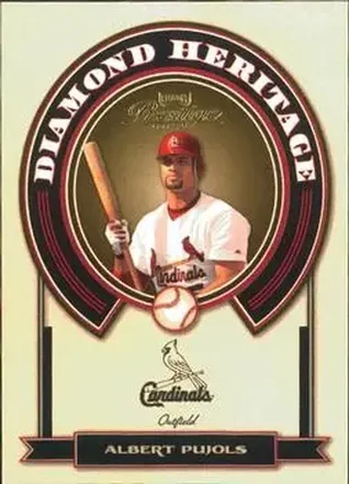 2004 Playoff Prestige - Diamond Heritage #DH-5 - Albert Pujols - St. Louis Cardinals