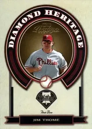2004 Playoff Prestige - Diamond Heritage #DH-9 - Jim Thome - Philadelphia Phillies