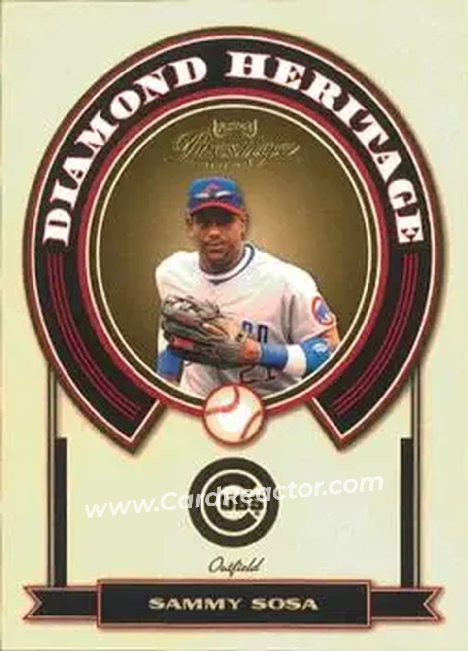 2004 Playoff Prestige - Diamond Heritage #DH-11 - Sammy Sosa - Chicago Cubs - Front