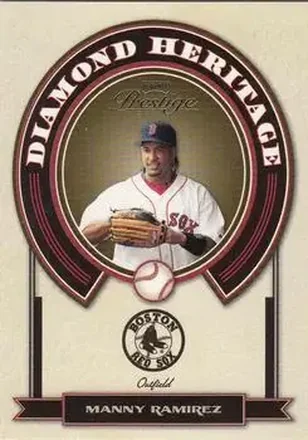 2004 Playoff Prestige - Diamond Heritage #DH-14 - Manny Ramirez - Boston Red Sox
