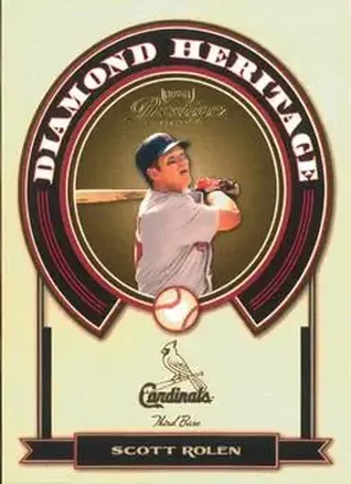2004 Playoff Prestige - Diamond Heritage #DH-15 - Scott Rolen - St. Louis Cardinals
