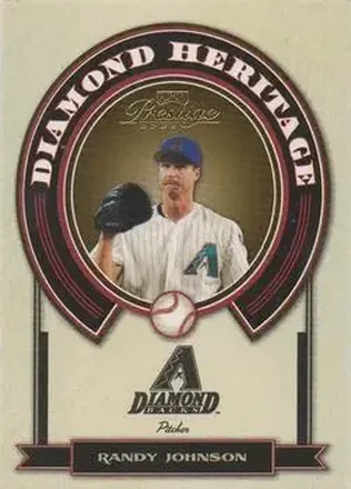 2004 Playoff Prestige - Diamond Heritage #DH-17 - Randy Johnson - Arizona Diamondbacks