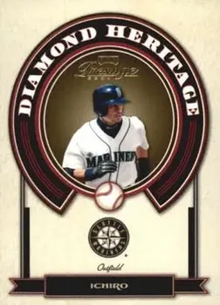 2004 Playoff Prestige - Diamond Heritage #DH-18 - Ichiro - Seattle Mariners