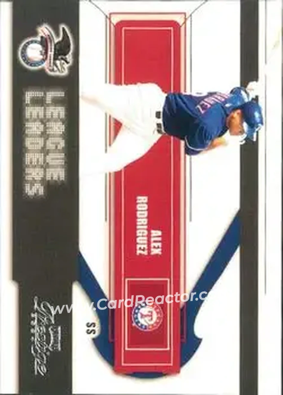 2004 Playoff Prestige - League Leaders Single #LL-1 - Alex Rodriguez - Texas Rangers - Front