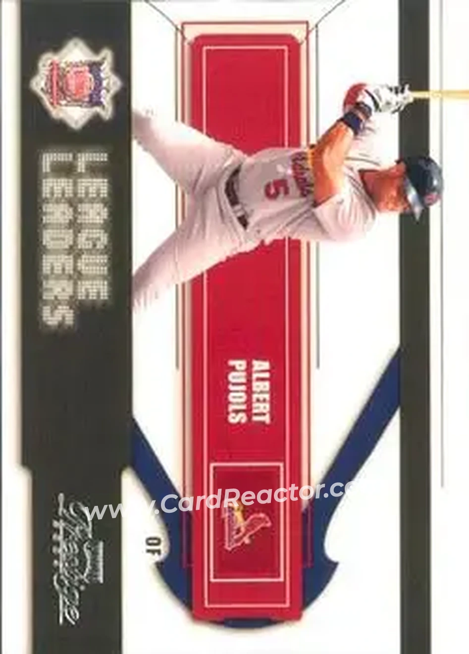 2004 Playoff Prestige - League Leaders Single #LL-2 - Albert Pujols - St. Louis Cardinals - Front