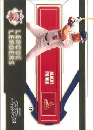 2004 Playoff Prestige - League Leaders Single #LL-2 - Albert Pujols - St. Louis Cardinals