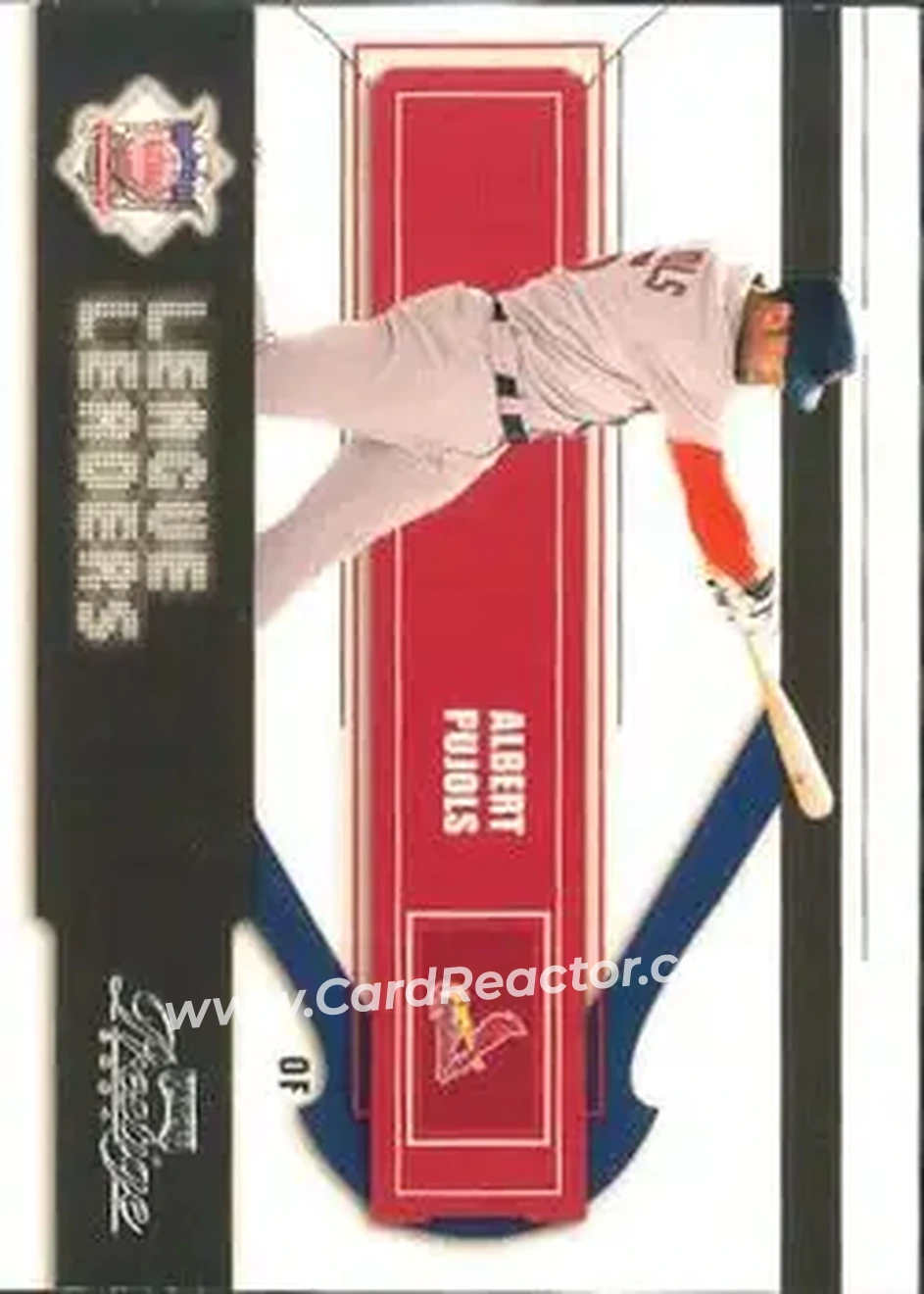 2004 Playoff Prestige - League Leaders Single #LL-3 - Albert Pujols - St. Louis Cardinals - Front