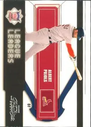 2004 Playoff Prestige - League Leaders Single #LL-3 - Albert Pujols - St. Louis Cardinals