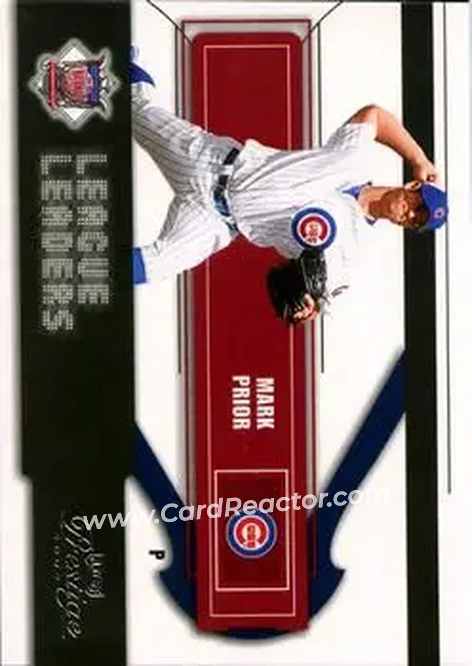 2004 Playoff Prestige - League Leaders Single #LL-5 - Mark Prior - Chicago Cubs - Front