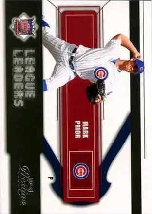 2004 Playoff Prestige - League Leaders Single #LL-5 - Mark Prior - Chicago Cubs