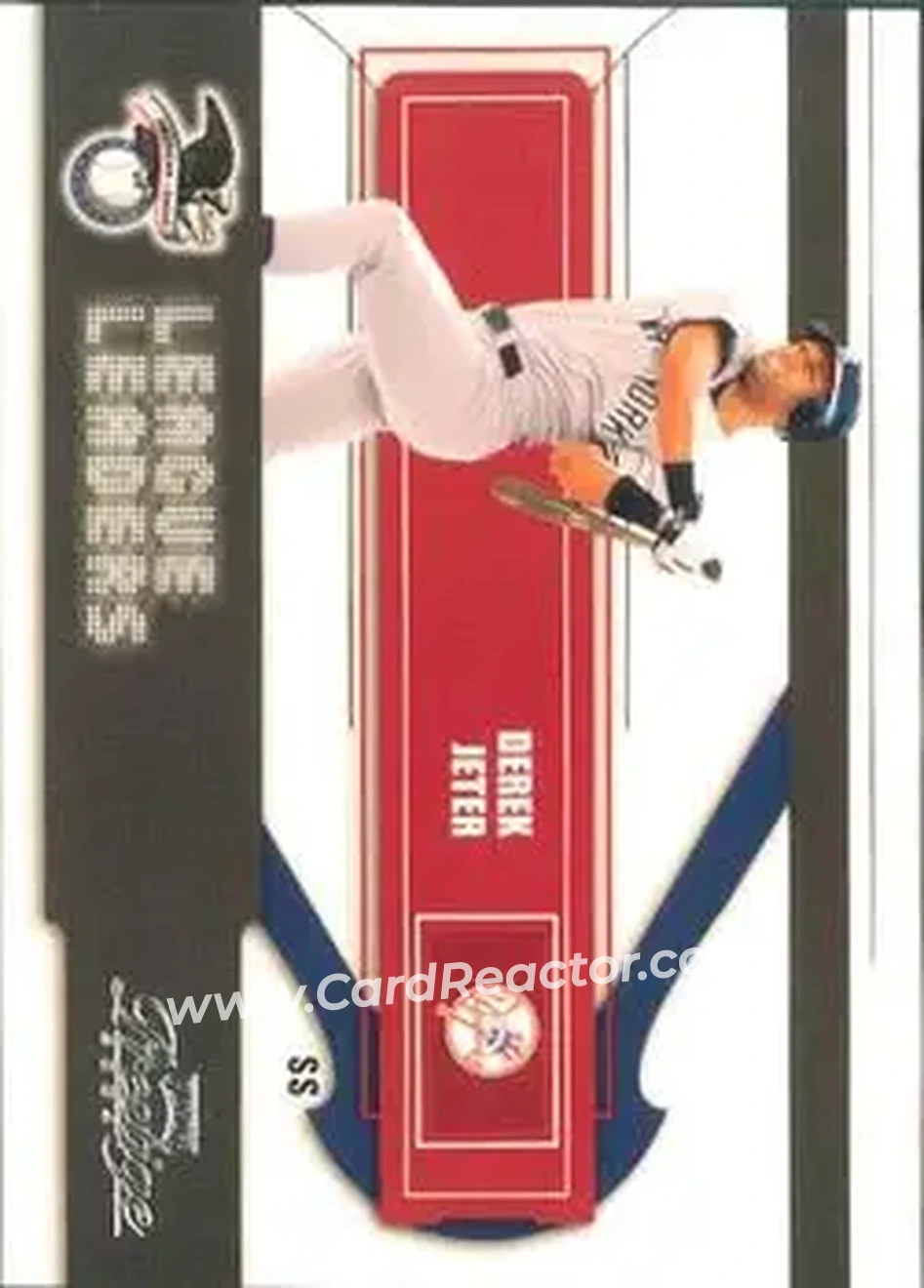 2004 Playoff Prestige - League Leaders Single #LL-8 - Derek Jeter - New York Yankees - Front