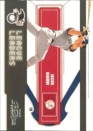 2004 Playoff Prestige - League Leaders Single #LL-9 - Jason Giambi - New York Yankees