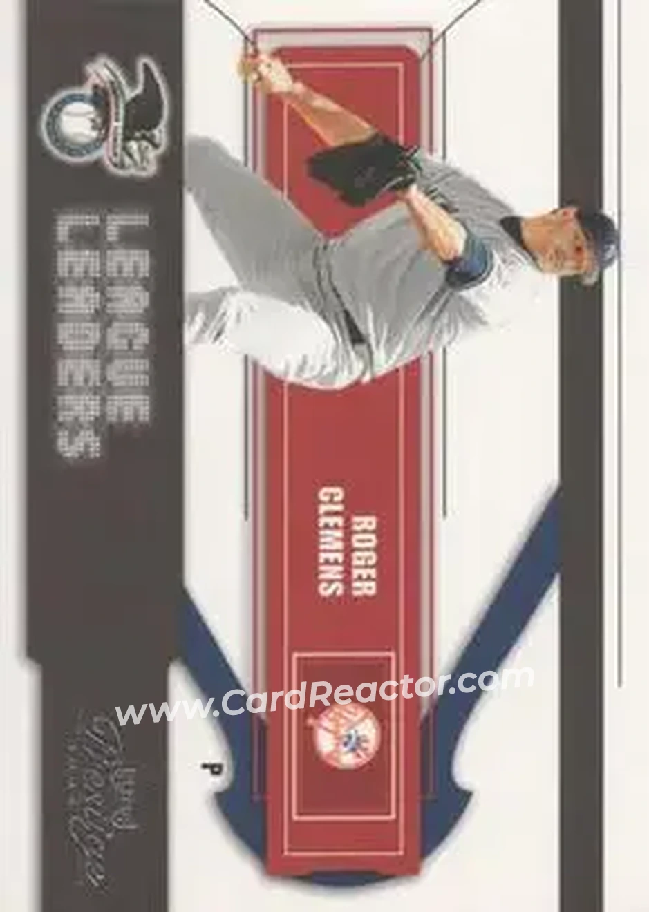 2004 Playoff Prestige - League Leaders Single #LL-10 - Roger Clemens - New York Yankees - Front
