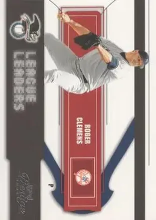 2004 Playoff Prestige - League Leaders Single #LL-10 - Roger Clemens - New York Yankees